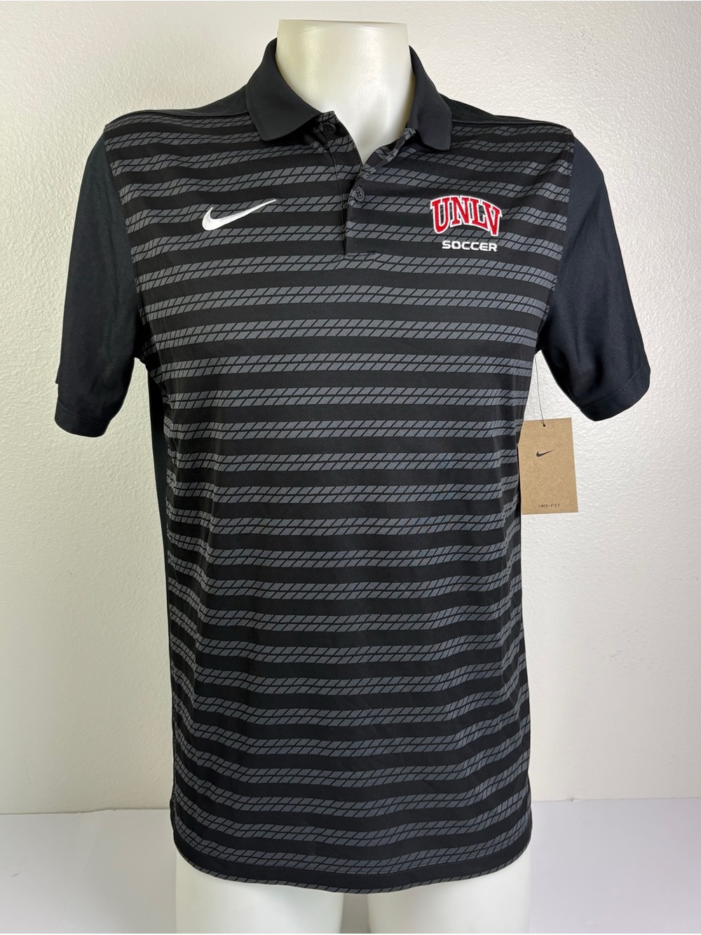 Nike UNLV Rebels Soccer Polo Men's M Dri-FIT Gray NCAA NWT
